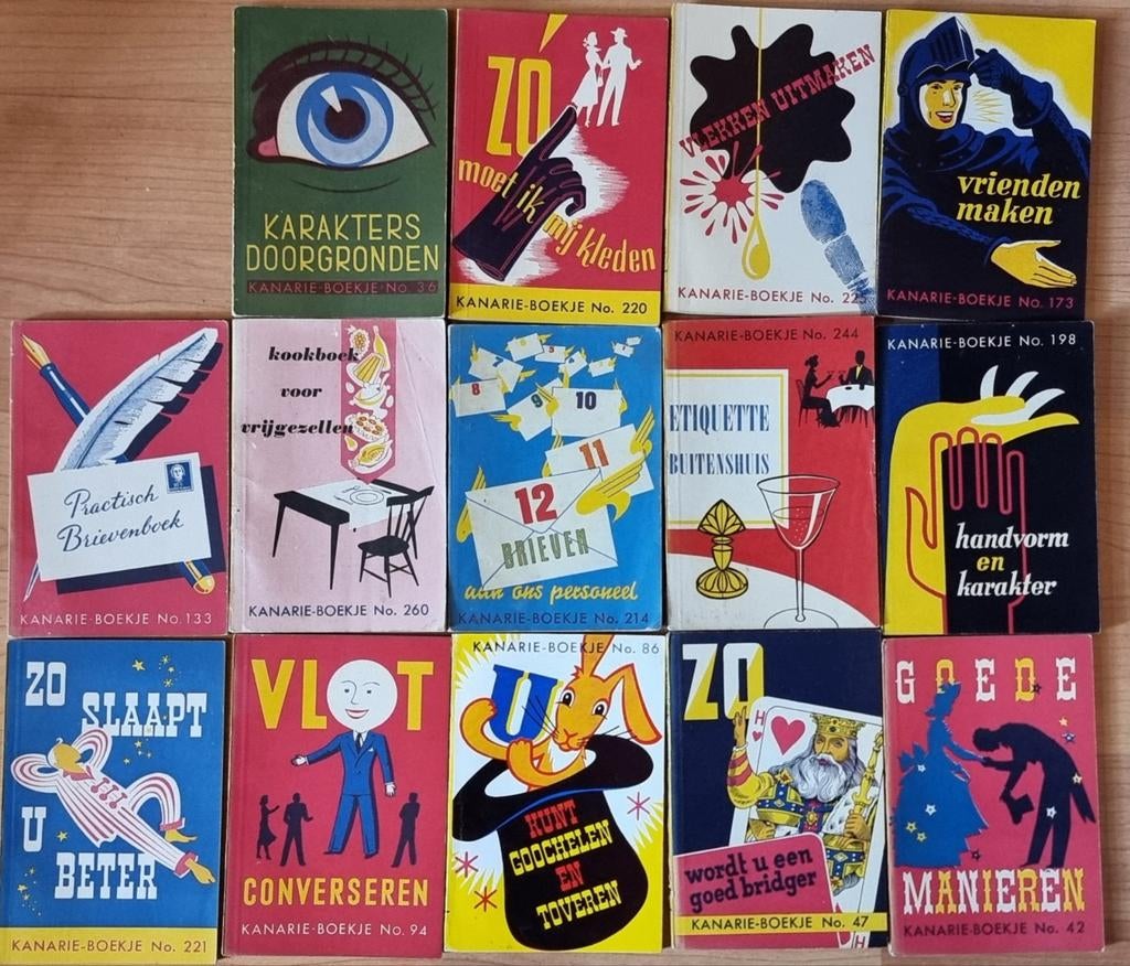 14x Kanarieboekje - jaren 30-50 - IGST, Ophalen of Verzenden, Diverse auteurs