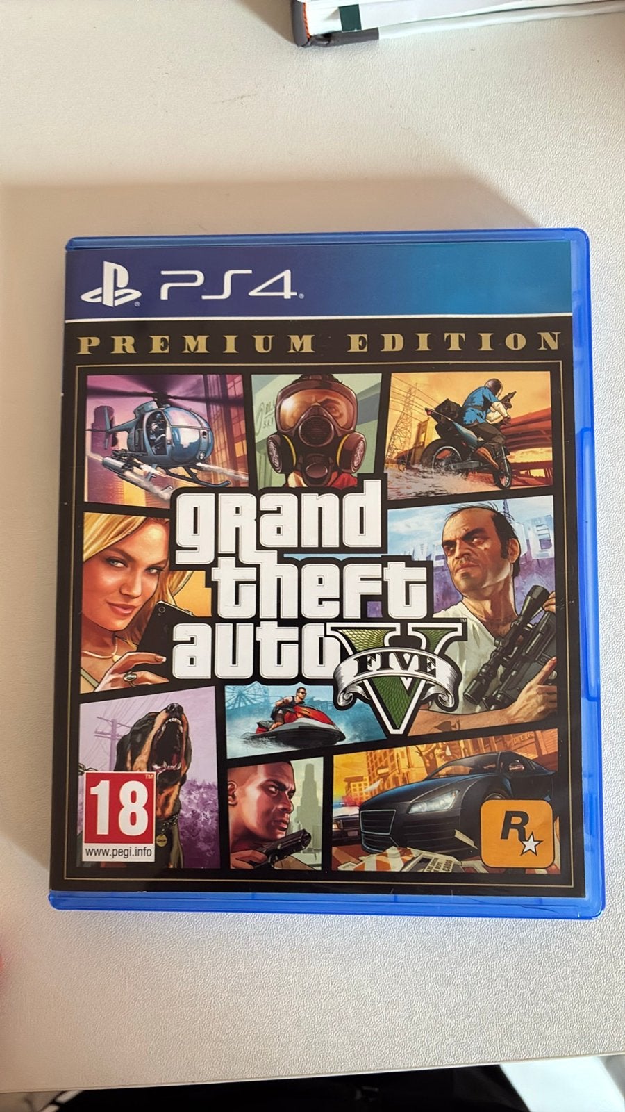 GTA V Premium Edition PS4 (zonder disc, met boekjes), Avontuur en Actie, Online, Gebruikt, Vanaf 18 jaar
