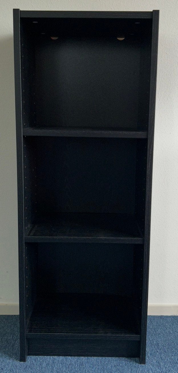 Boekenkast Billy - eikenzwart patroon, Ophalen, 200 cm of meer, 50 tot 100 cm, Zo goed als nieuw