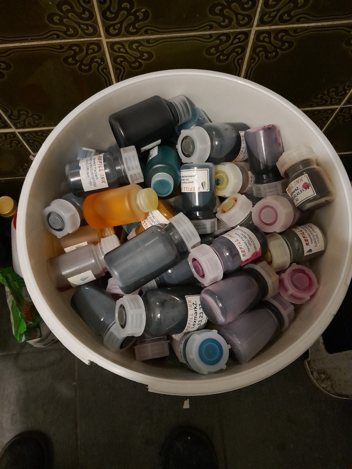 Grote partij navulinkt voor printers (diverse merken), Ophalen, Nieuw