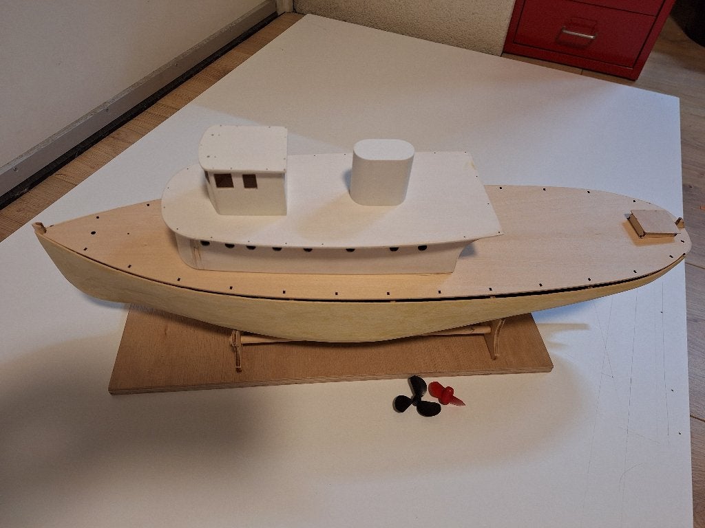 Billing Boats Hoga Pearl in aanbouw, compleet, Ophalen, Zo goed als nieuw, Groter dan 1:32, Overige merken