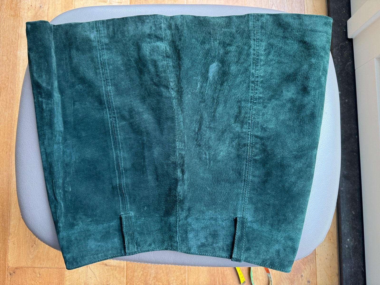 Zara Woman suède rok - Donkergroen - Maat S, Kleding | Dames, Ophalen, Zo goed als nieuw, Maat 36 (S), Boven de knie