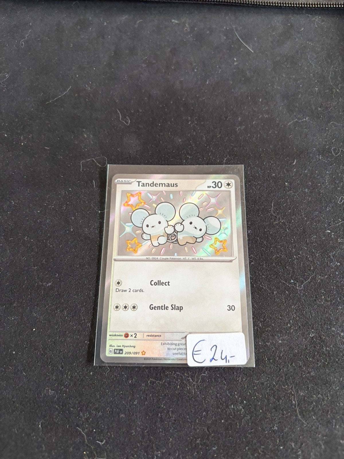 Tandemaus 209/091 - Paldean Fates Pokemon kaart, Ophalen, Zo goed als nieuw