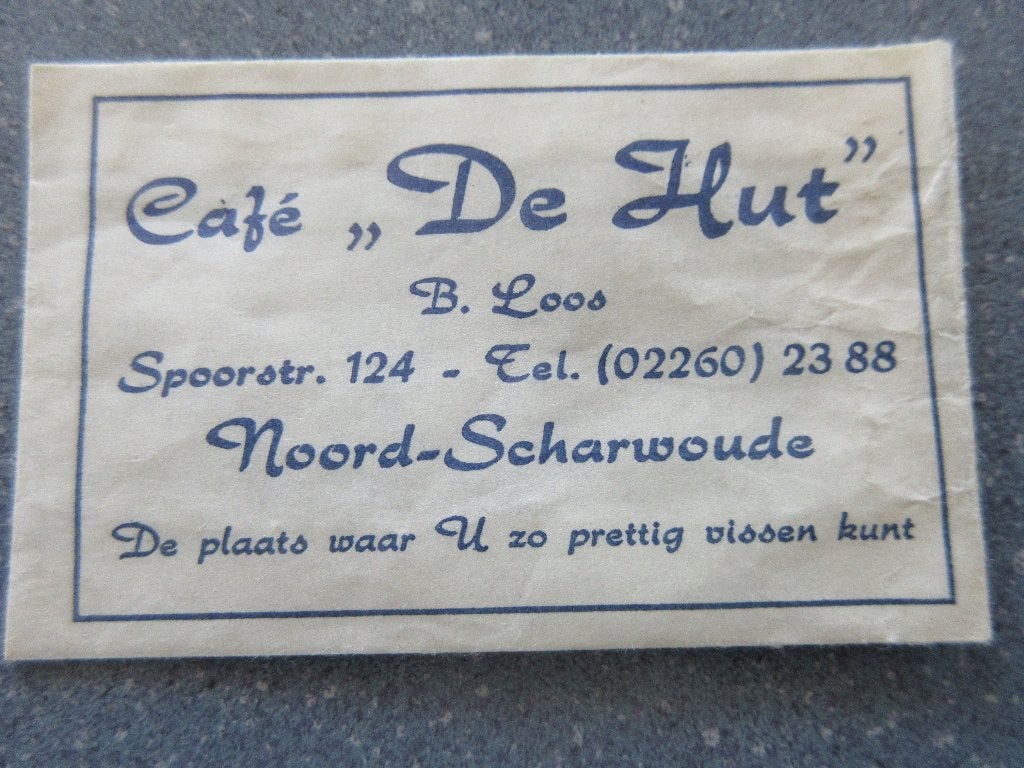 Noord-Scharwoude, café De Hut, Verzenden, Nederland