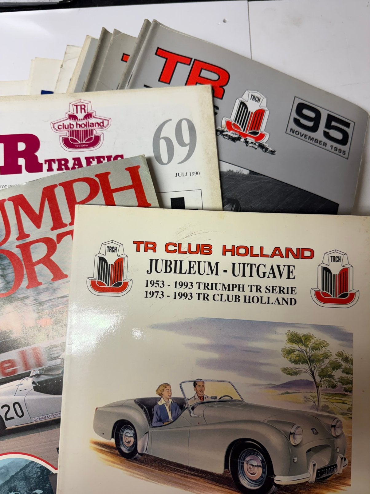 Triumph clubbladen en jubileum boek., Ophalen of Verzenden, Zo goed als nieuw, Overige merken