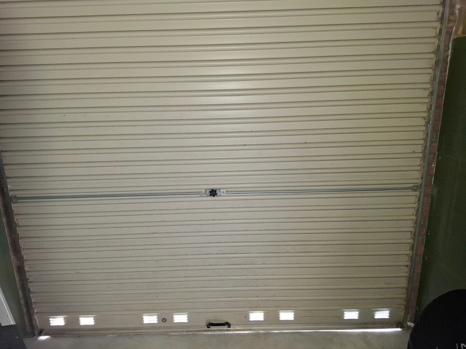 Roldeur garage - Gebruikt, zonder sleutel, Ophalen, Gebruikt, Garagedeur, 120 cm of meer
