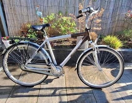 Telford/Bikkel herenfiets 28 inch, 7 versnellingen, Versnellingen, 49 tot 53 cm, Zo goed als nieuw, Ophalen