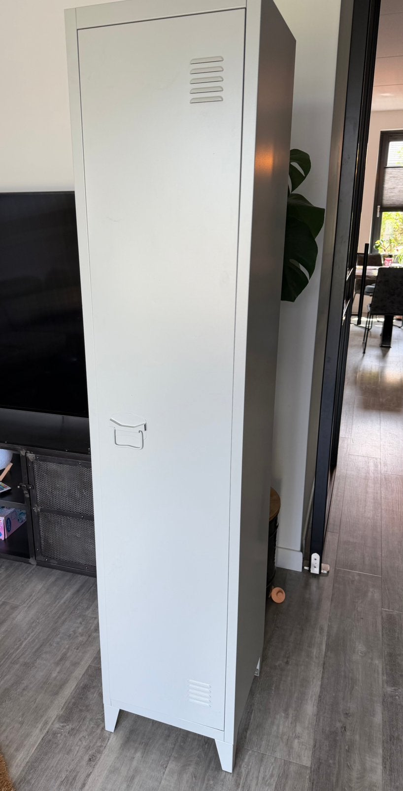 Lockerkast grijs, Ophalen, Gebruikt
