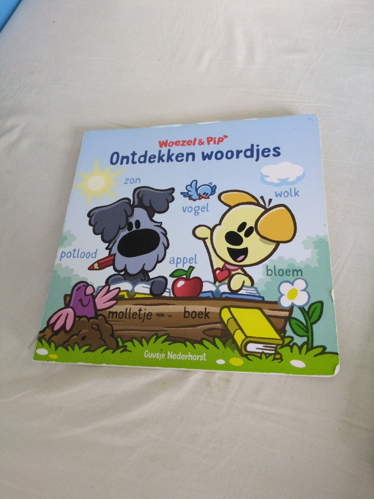 Woezel & Pip: Ontdekken woordjes - Leerboek voor kleintjes, Boeken, Ophalen, Zo goed als nieuw, Guusje Nederhorst, Uitklap-, Voel- of Ontdekboek
