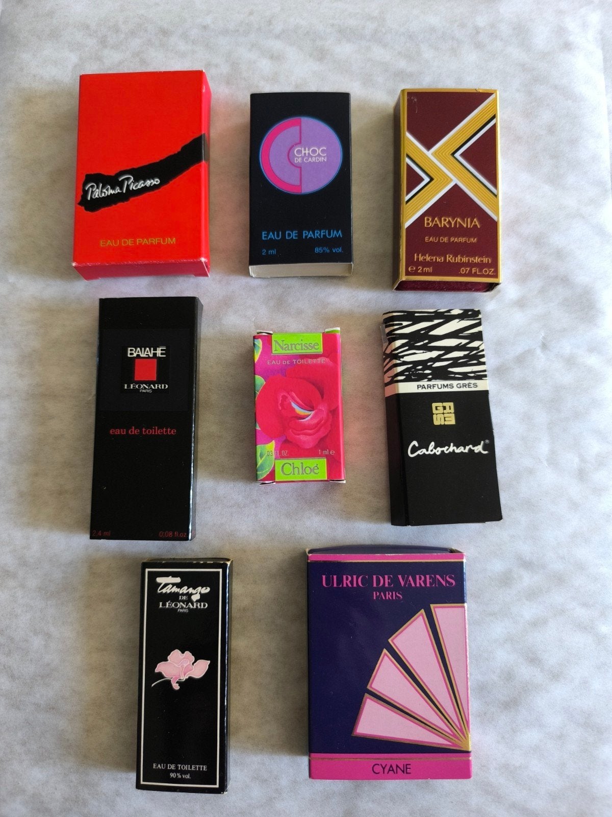Vintage parfum miniaturen en samples - Diverse merken, Ophalen of Verzenden, Gebruikt