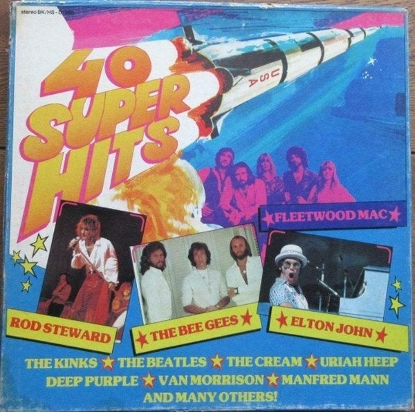 Various 4LP 40 Super Hits ( 1980 ), Boxset, Gebruikt, Pop, Ophalen of Verzenden