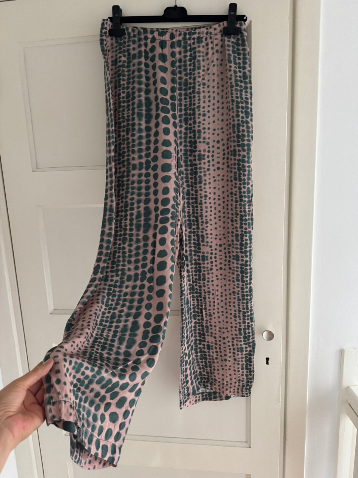 Dunne zomerbroek Penn&ink maat M rose en groen, Maat 38/40 (M), Ophalen of Verzenden, Zo goed als nieuw, Lang