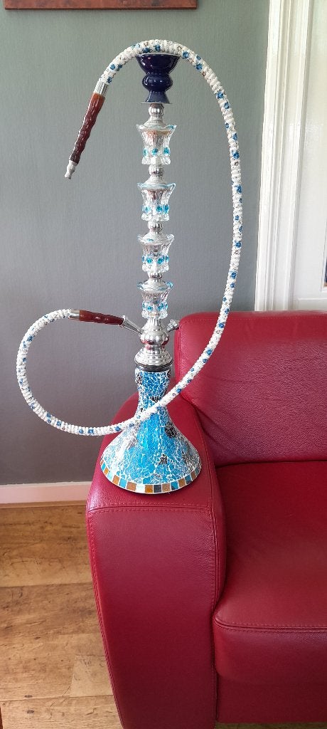 Grote Shisha waterpijp, Ophalen of Verzenden, Zo goed als nieuw, (Water)pijp