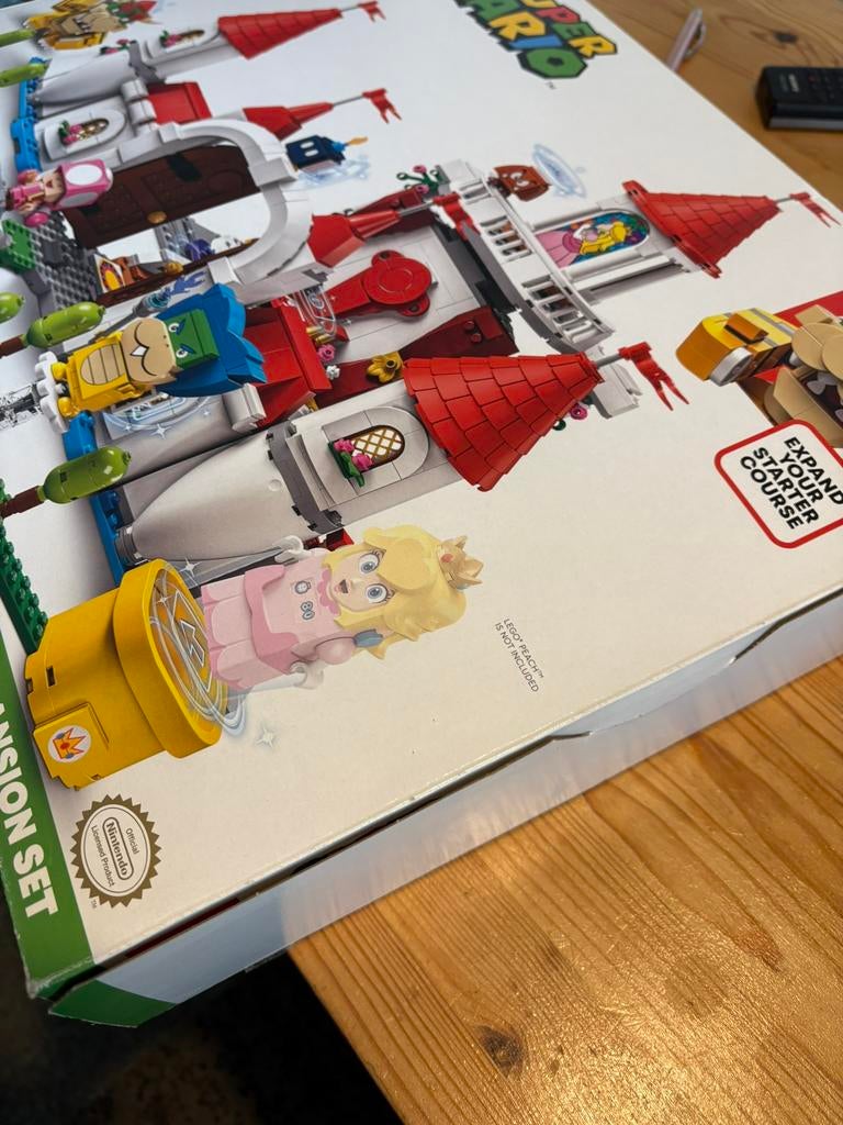Lego Mario peach’s castle 71408, Ophalen of Verzenden, Zo goed als nieuw, Complete set, Lego