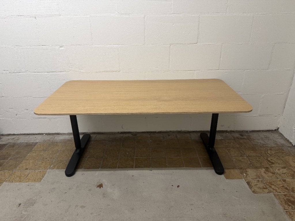 4x Bureau (Bekant, Ikea), Ophalen, 160 cm, Gebruikt, Hout