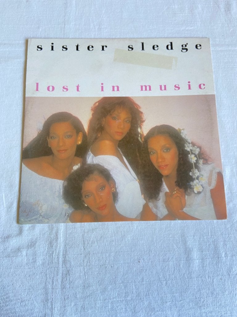 sister sledge - lost in music  -  MAXI SINGLE, Funk, Ophalen of Verzenden, Zo goed als nieuw, 12 inch