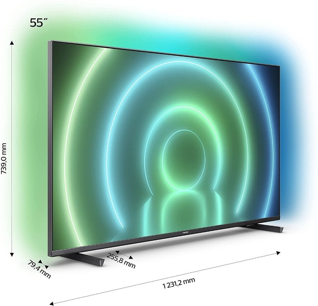 Philips 55inch Android 4K smart tv, Ophalen, Philips, 50 Hz, LCD