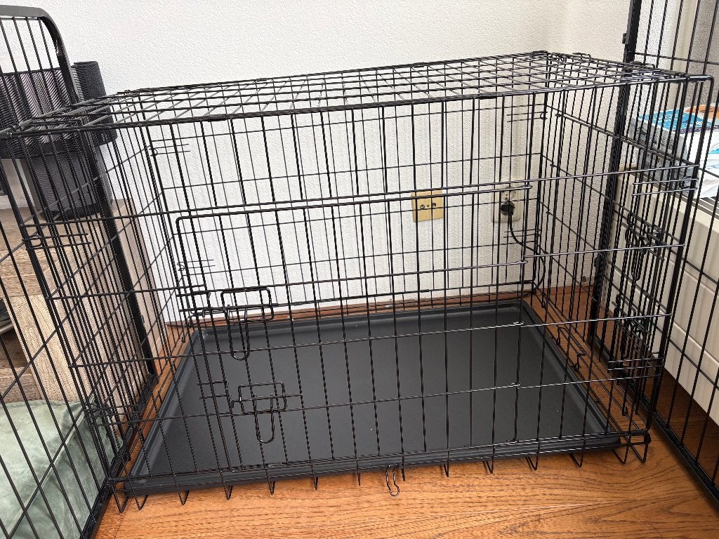 honden bench large zwart 84 x 67 x 58, Dieren en Toebehoren, Ophalen, Zo goed als nieuw