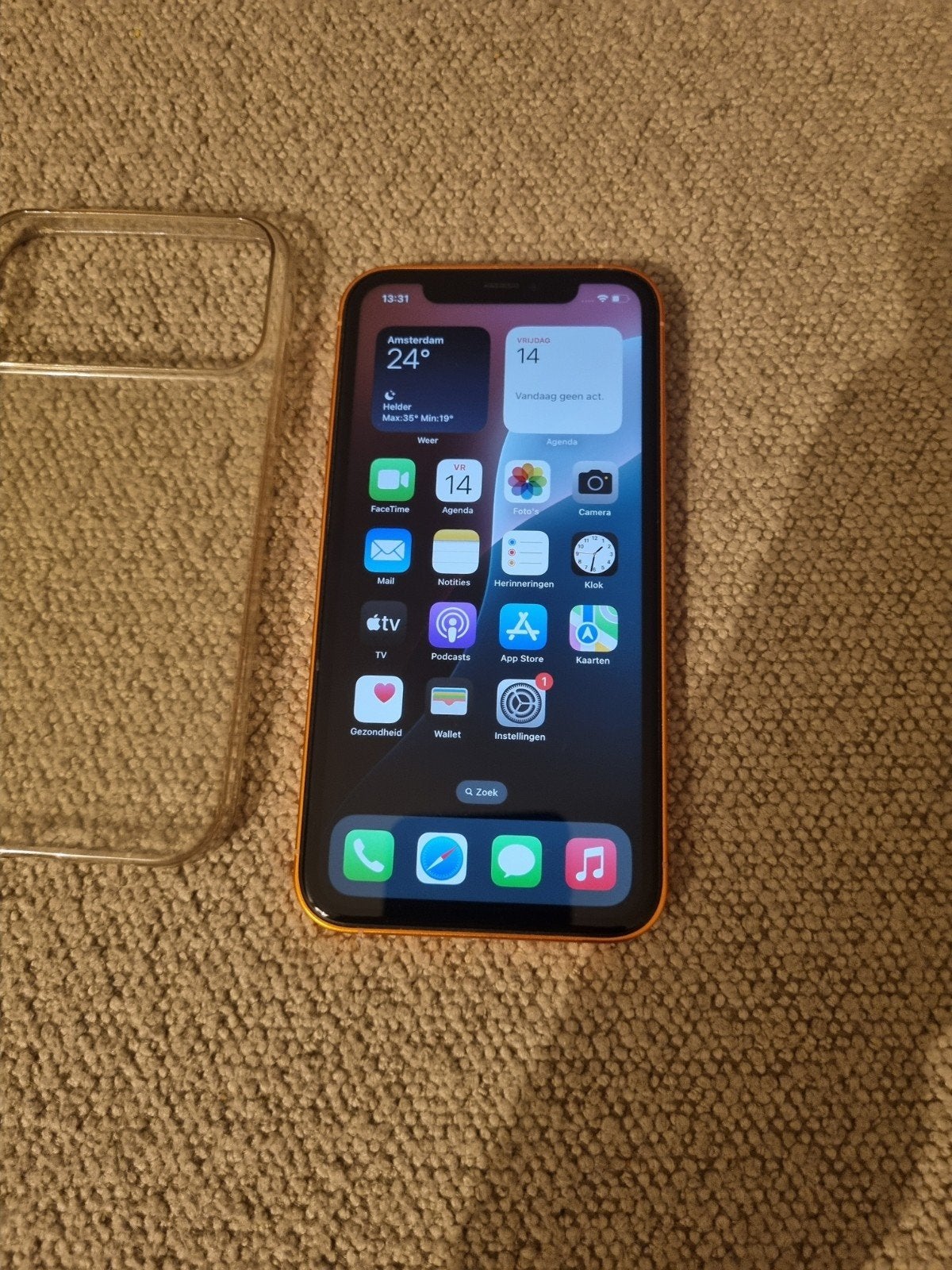 iphone xr omgebouwd naar 17 pro, Ophalen of Verzenden, Zwart, 64 GB