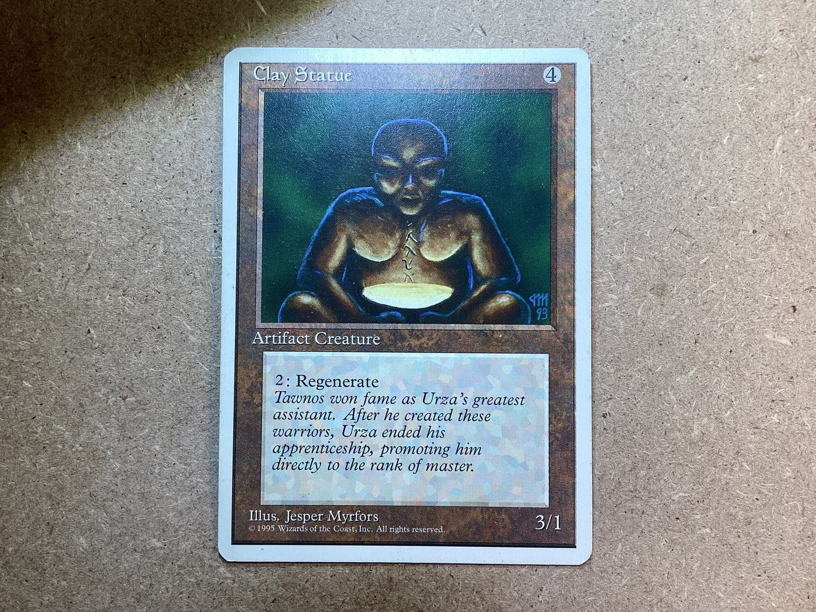1x Clay Statue (Good), Ophalen of Verzenden, Gebruikt, Losse kaart