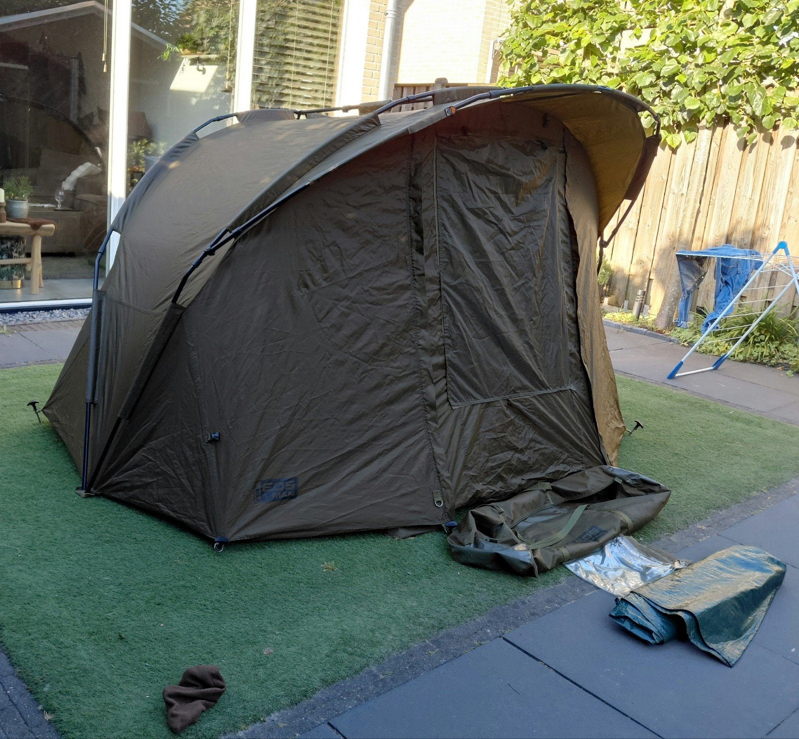 Fox Eos 1 man bivvy, Watersport en Boten, Hengelsport | Karpervissen, Ophalen, Zo goed als nieuw, Overige typen