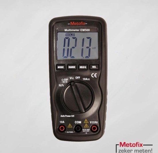 Metofix Digitale Multimeter EM-500, ., Multimeter, Nieuw, Ophalen of Verzenden