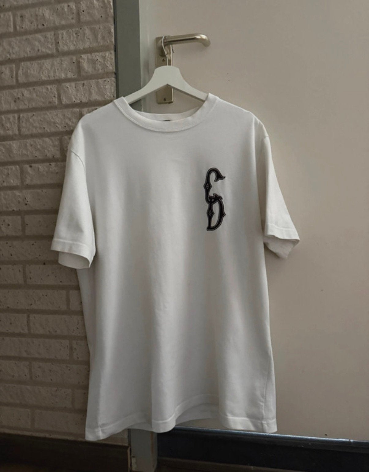 Authentiek Dior t-shirt, Ophalen of Verzenden, Zo goed als nieuw, Maat 52/54 (L), Wit