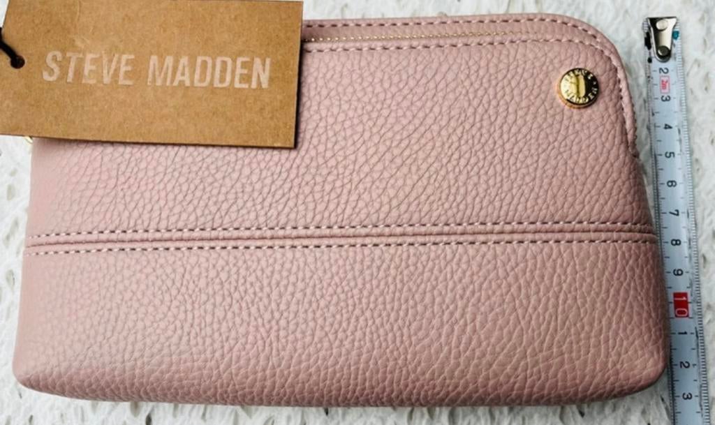 Steve Madden| clutch pouch |lichtroze nude |nieuw kaartje, Sieraden, Tassen en Uiterlijk, Portemonnees, Ophalen of Verzenden, Zo goed als nieuw
