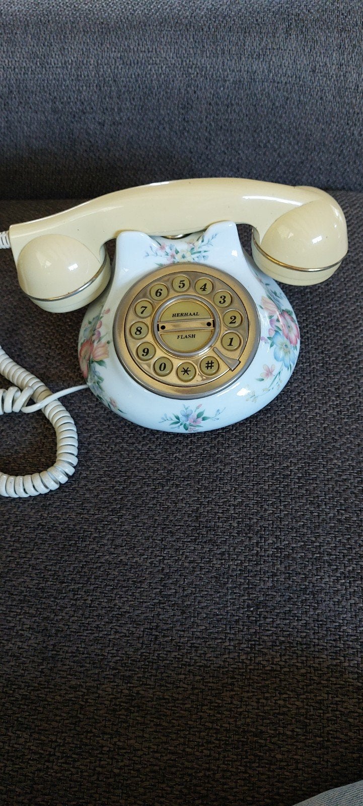 draaischijf telefoon., Ophalen, Gebruikt, Met draaischijf