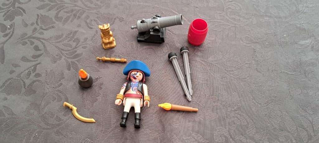 Playmobil Piraat met kanon en accessoires, Kinderen en Baby's, Speelgoed | Overig, Jongen of Meisje, Ophalen of Verzenden