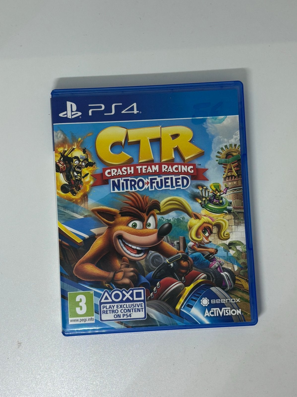 Crash team racing: Nitro Fueled PS4, Racen en Vliegen, Ophalen of Verzenden, Zo goed als nieuw, 3 spelers of meer