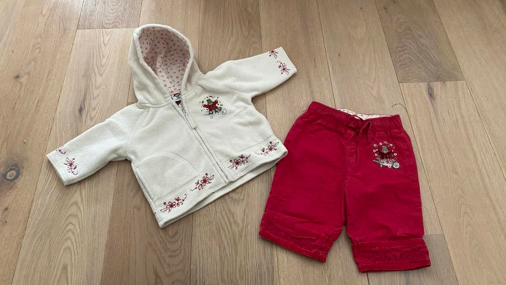 Maat 62. Paddington broek en jas, Ophalen, Gebruikt, Jongetje of Meisje, Broekje