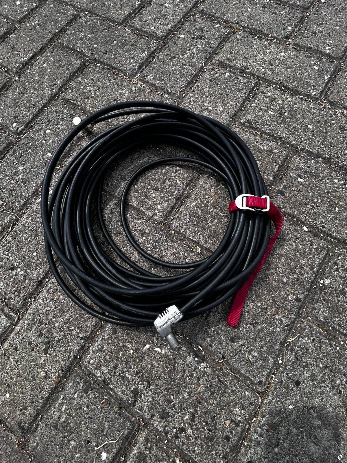 14 meter dubbelafgeschermde coax en hoogfrequente stekkers, Ophalen of Verzenden, Zo goed als nieuw