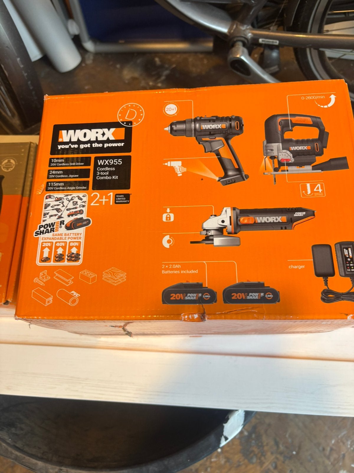 Nieuw party worx gereedschap met klopboor, Ophalen, Nieuw