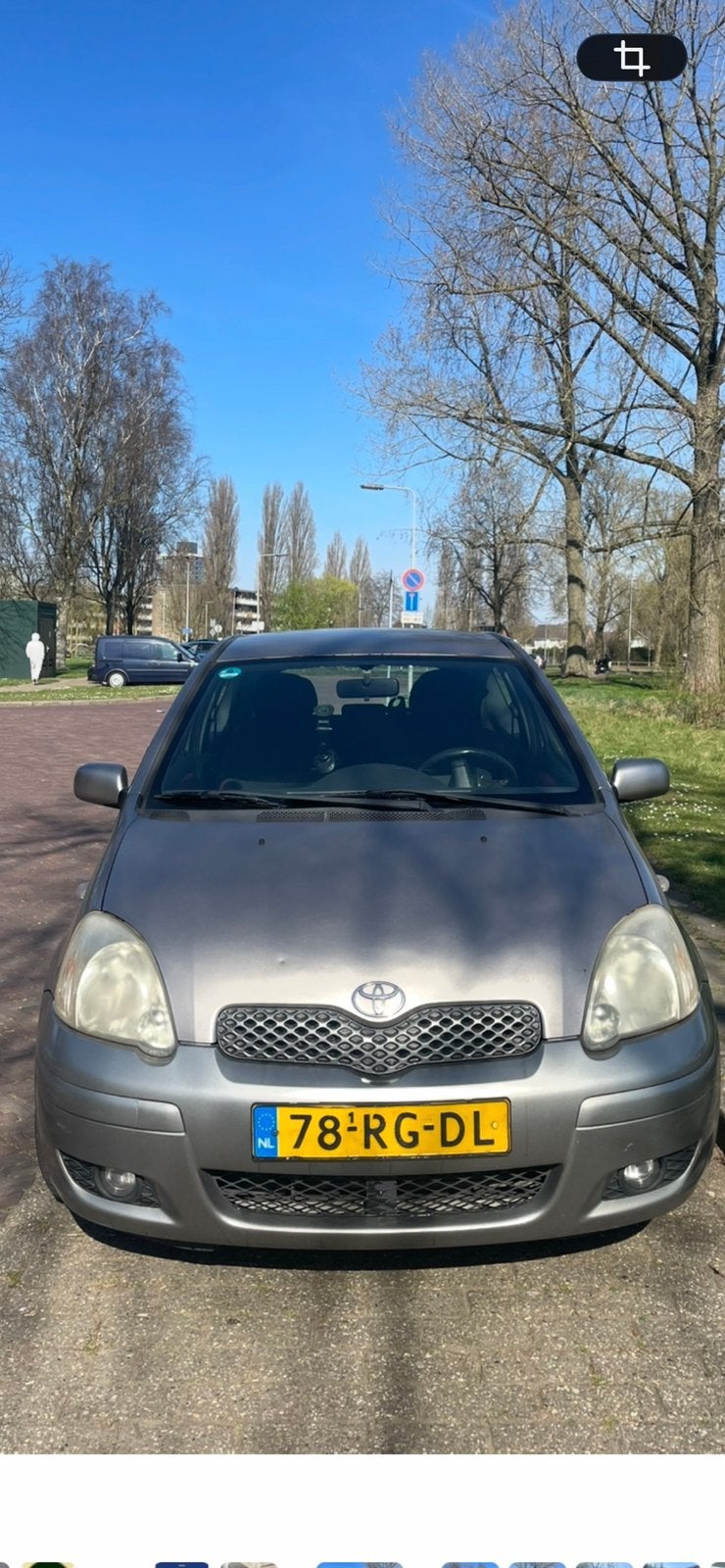 Toyota Yaris 1.3 16V Vvti 3DR Linea Terra 2005 Grijs, Voorwielaandrijving, 31 €/maand, 4 cilinders, 400 kg