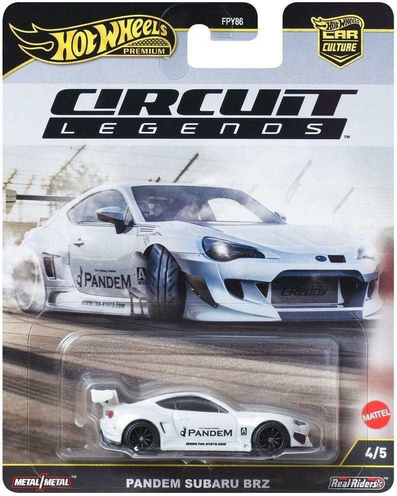 Hot Wheels Premium Pandem Subaru BRZ - Circuit Legends, Kinderen en Baby's, Speelgoed | Speelgoedvoertuigen, Nieuw, Ophalen of Verzenden