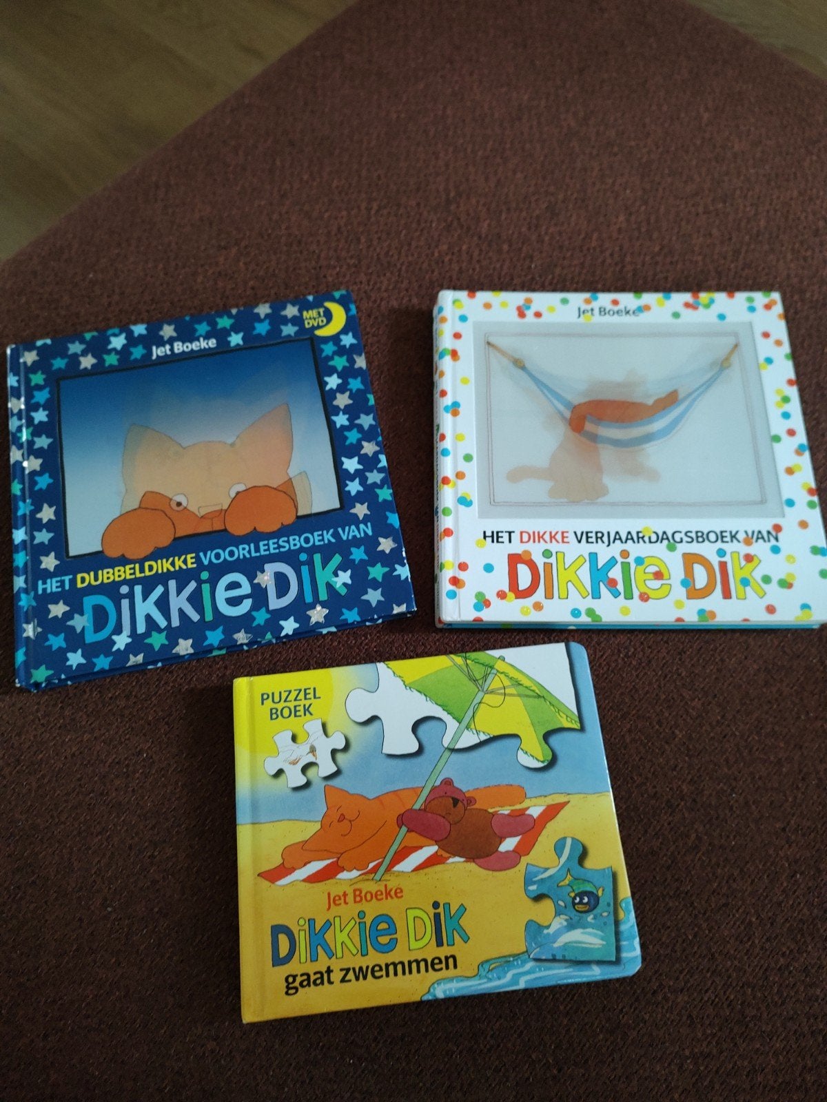 Drie boeken van Dikkie Dik, Ophalen of Verzenden, Gebruikt, Kwartet(ten)