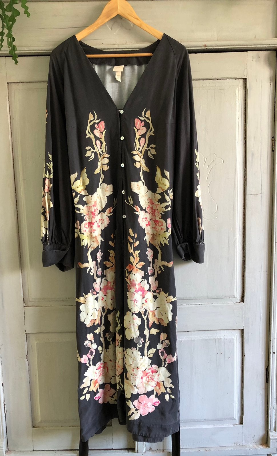 Exclusieve Designer KAFTAN / JURK ceintuur H&M Mt XL, Verzenden, Zo goed als nieuw, Maat 46/48 (XL) of groter, Onder de knie