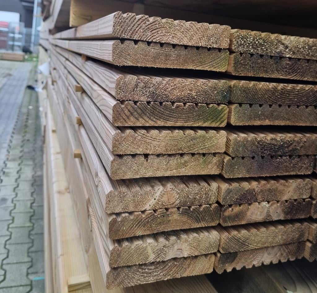 Vlonderdelen te koop, diverse houtsoorten, Ophalen, Nieuw, Hout
