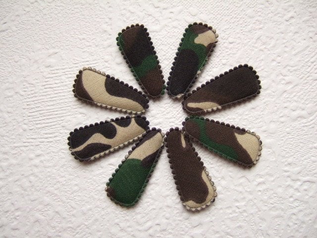 OPRUIMING ~ 3 cm ~ Kniphoesje met camo / leger print ~ Groen, -, -, Overige typen, Nieuw