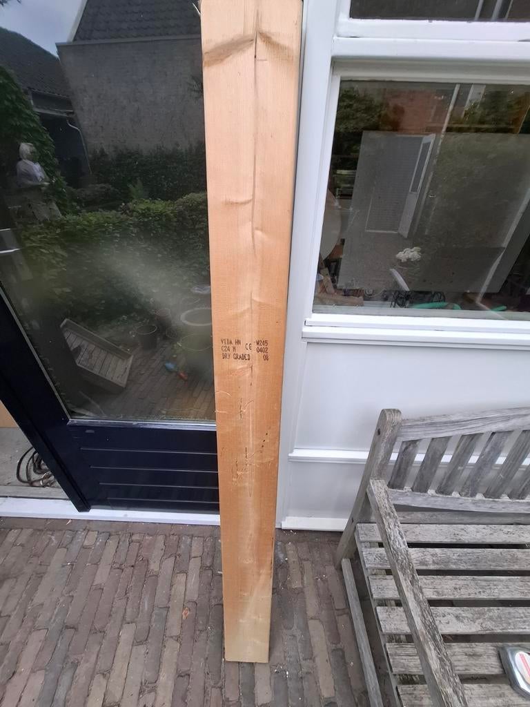 Houten balk 170x15x5 cm - Ideaal voor diverse projecten, Doe-het-zelf en Verbouw, Hout en Planken, Ophalen of Verzenden, Zo goed als nieuw