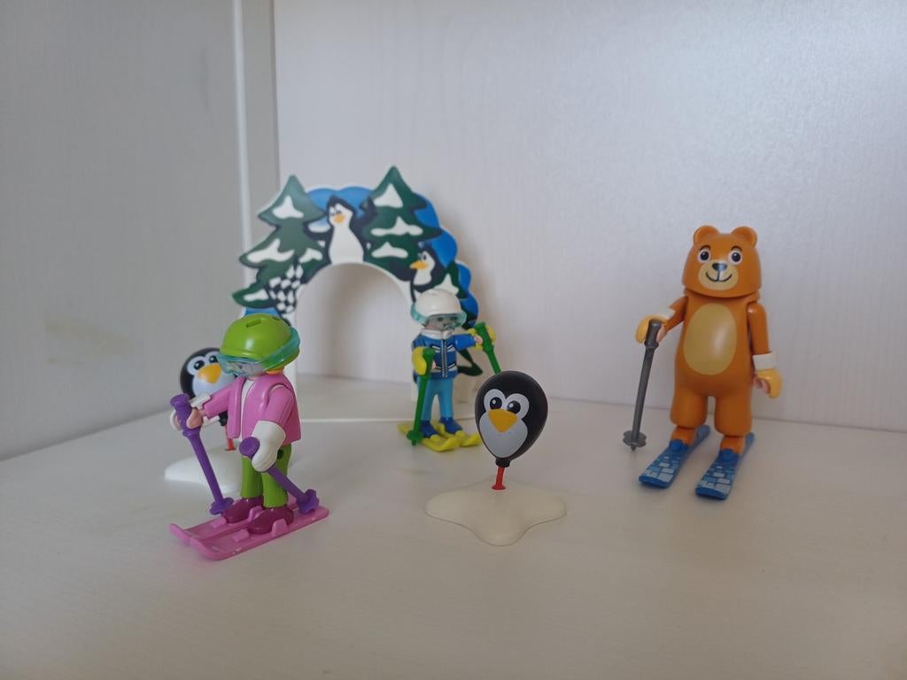 Playmobil skischool 9282, Ophalen of Verzenden, Zo goed als nieuw, Los playmobil