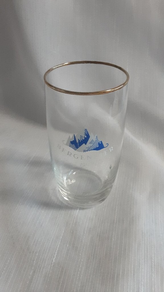 BERGENBIER glas, Verzamelen, Ophalen of Verzenden, Zo goed als nieuw, Bierglas