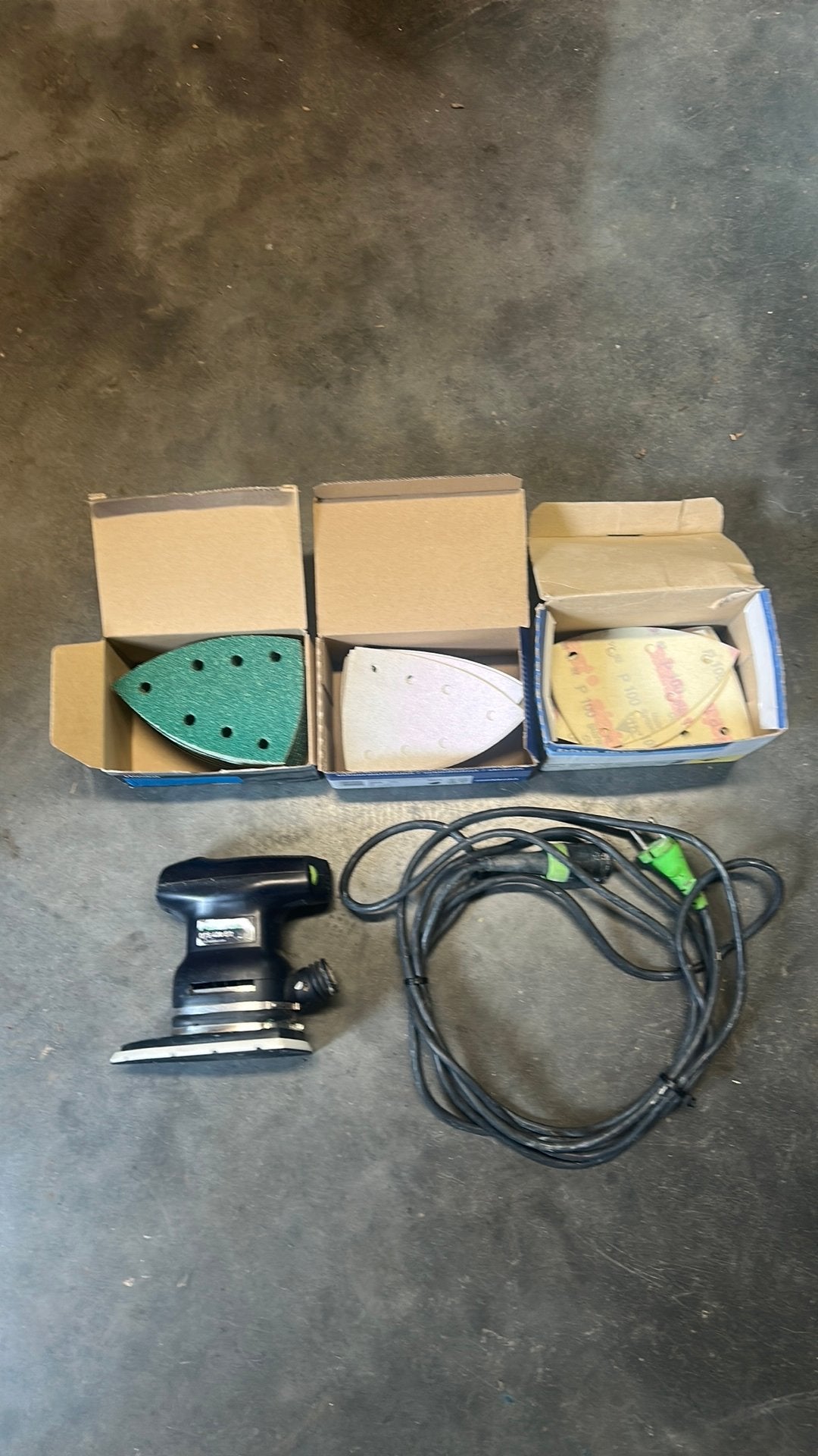 Festool DTS 400 EQ vlakschuurmachine, Ophalen of Verzenden, Gebruikt, Minder dan 600 watt, Vlakschuurmachine