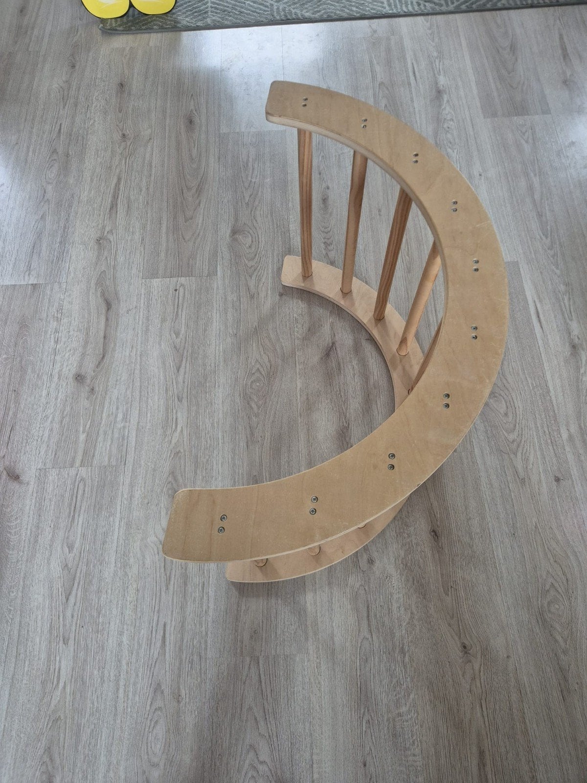 Houten Montessori Klimrek / Schommelboog voor Kinderen, Ophalen, Zo goed als nieuw, Jongen of Meisje