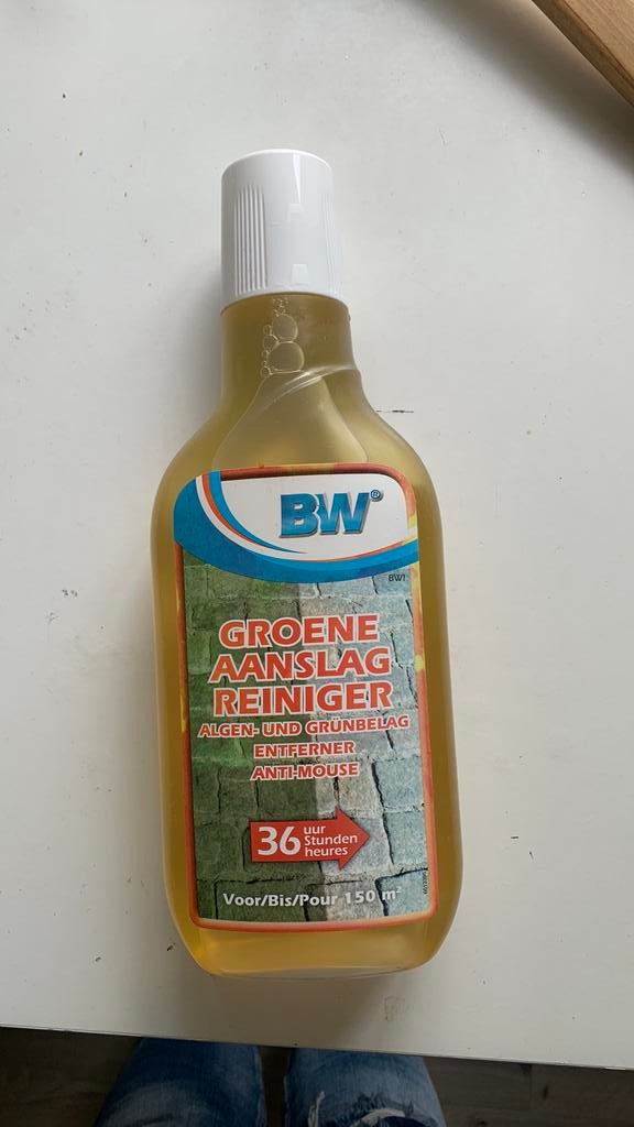 Groene aanslag reiniger, Ophalen of Verzenden, Beton, Overige typen