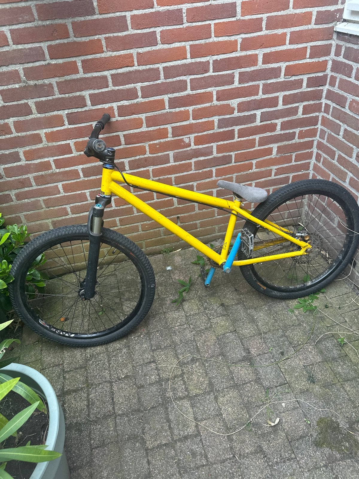 Mooie 26 inch NS Bikes Dirtjumper, Fietsen en Brommers, Fietsen | Crossfietsen en BMX, Ophalen, 24 inch of meer, Gebruikt, Stuur 360° draaibaar