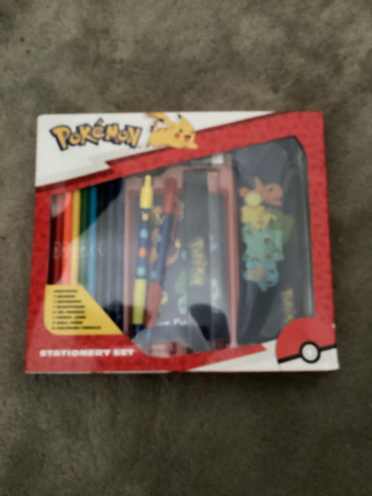 Stationary set pokemon, ., Nieuw, Ophalen of Verzenden, .