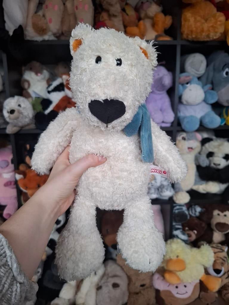 Nici IJsbeer Knuffel - Zacht en Knuffelbaar, Kinderen en Baby's, Speelgoed | Knuffels en Pluche, Zo goed als nieuw, Beer, NICI