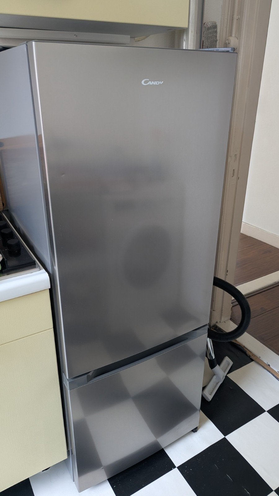 Koel-vriescombinatie Candy (h144 x b54,5 x d55), Ophalen, Gebruikt, 200 liter of meer, 140 tot 160 cm